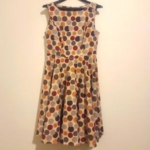 Miss Lulo Vintage Style polka-dot dress